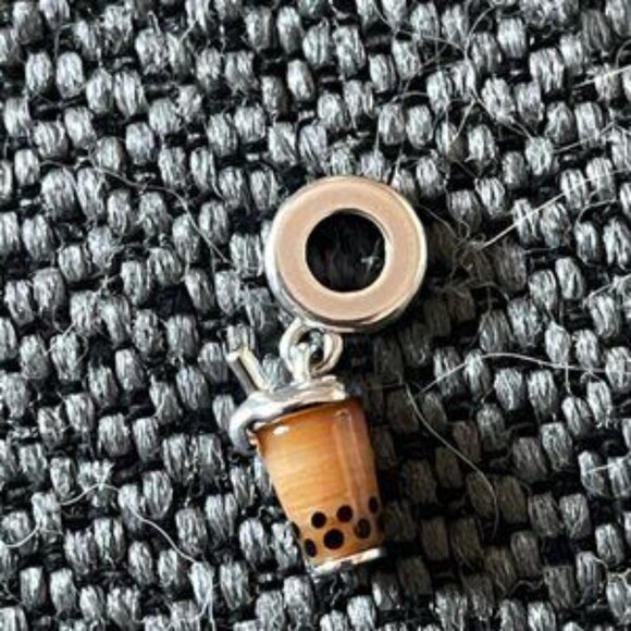 Authentic Pandora Murano Glass Bubble Tea Dangle Charm. - Picture 4 of 5